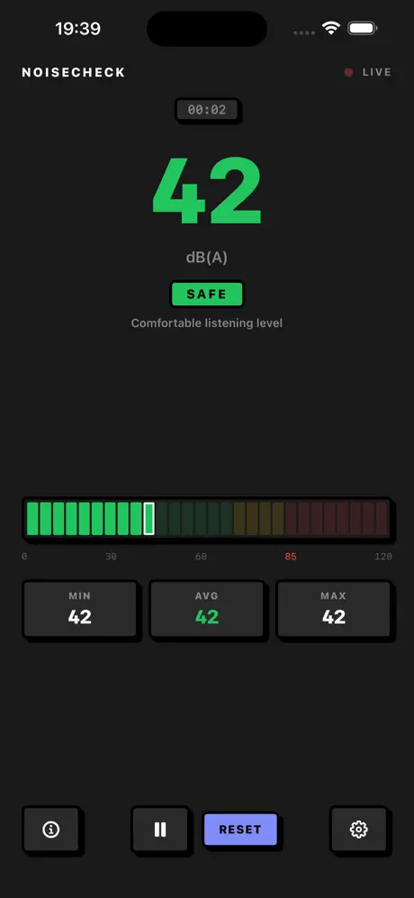 NoiseCheck screenshot 1